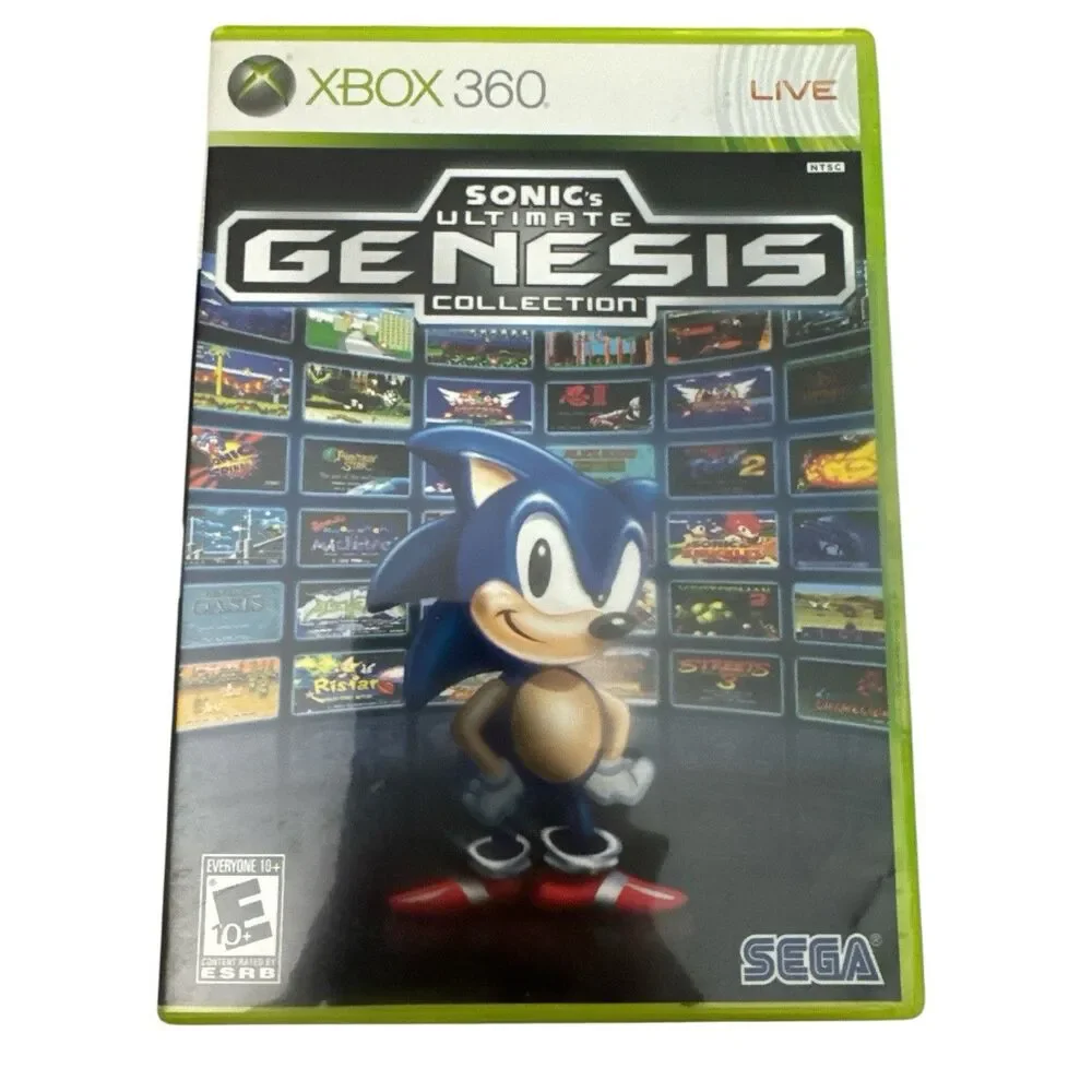 Sonic's Ultimate Genesis Collection (Microsoft Xbox 360) First Print Edition
